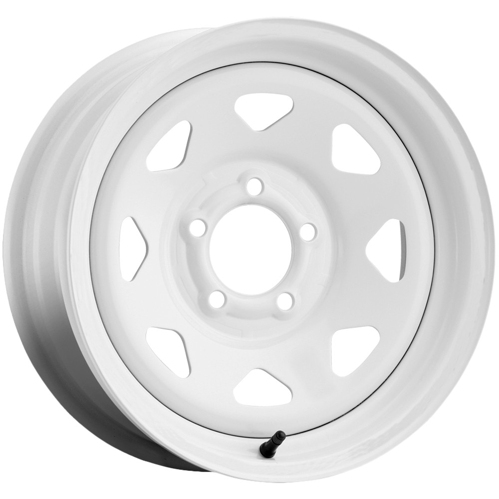 Pacer 310W Spoke Trailer 16×6 8×6.5″ +0mm White Wheel Rim 16″ Inch