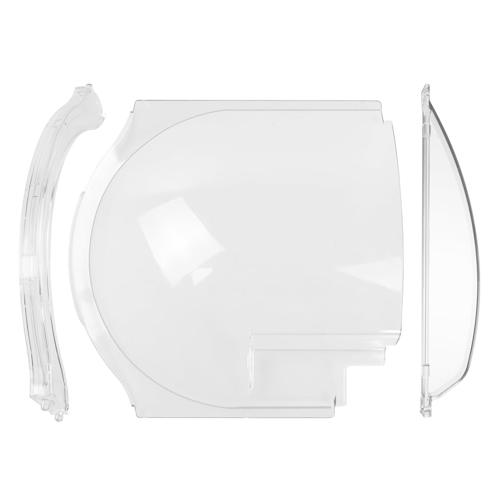 3-in-1 RV Screen Door Slider Kit – Clear Plexiglass, Bubble Style, Right Hand