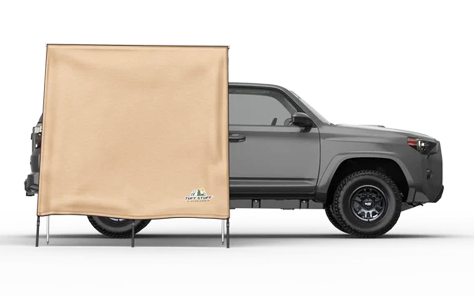 Tuff Stuff Truck or Car Awning Rooftop w/ Shade Wall Ripstop Fabric Set 6.5×8 Ft