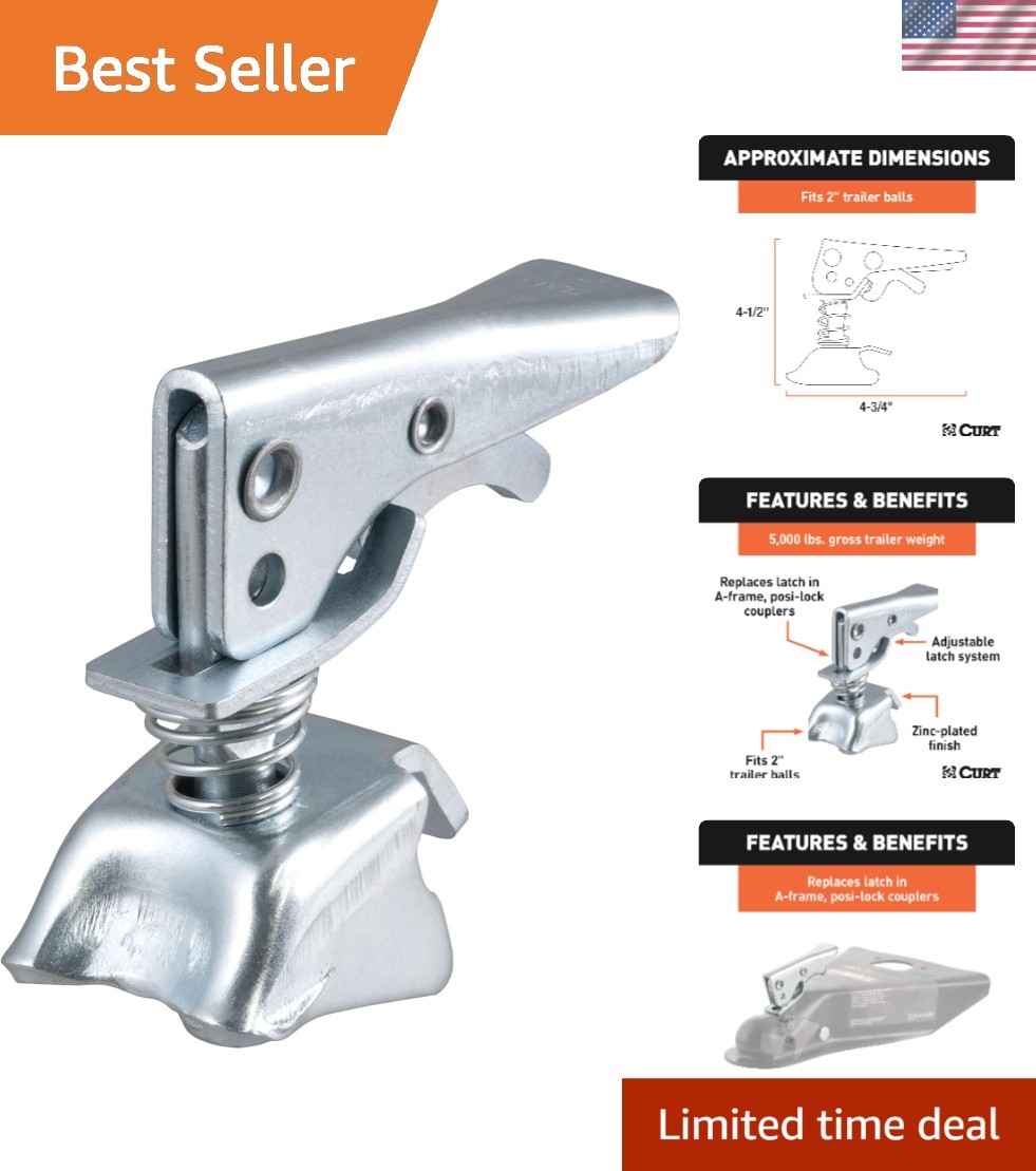 Posi-Lock Coupler Replacement Latch – Durable High-Strength Steel for Safety