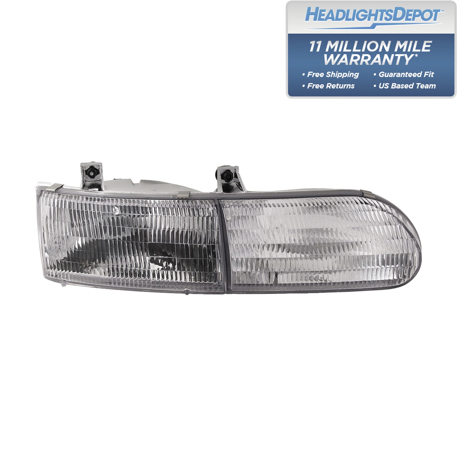 Fits Safari Continental 1999-2000 Motorhome RV Right Passenger Headlight Halogen