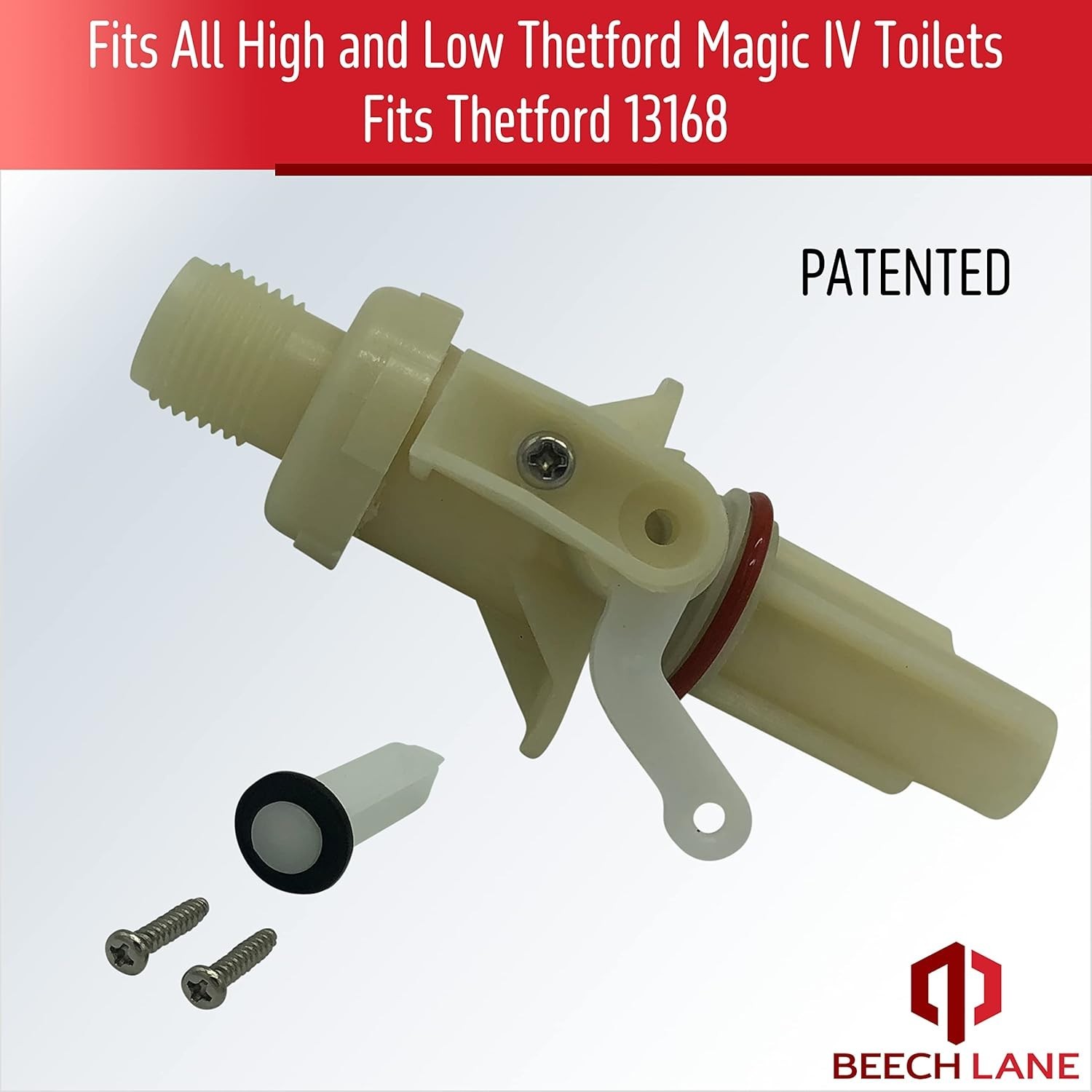 Patented Upgraded 13168 Toilet Water Valve Kit for Thetford Aqua Magic IV Toilet