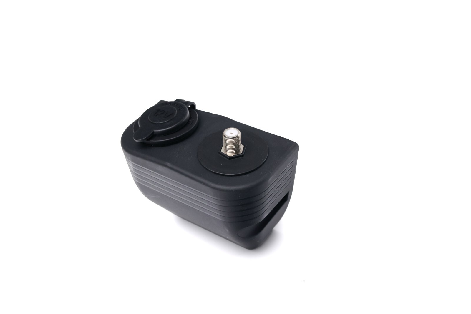 CARAVAN SURFACE MOUNT TV ANTENNA AND 12V ACCESSORY SOCKET BLACK JAYCO JB HILLTOP