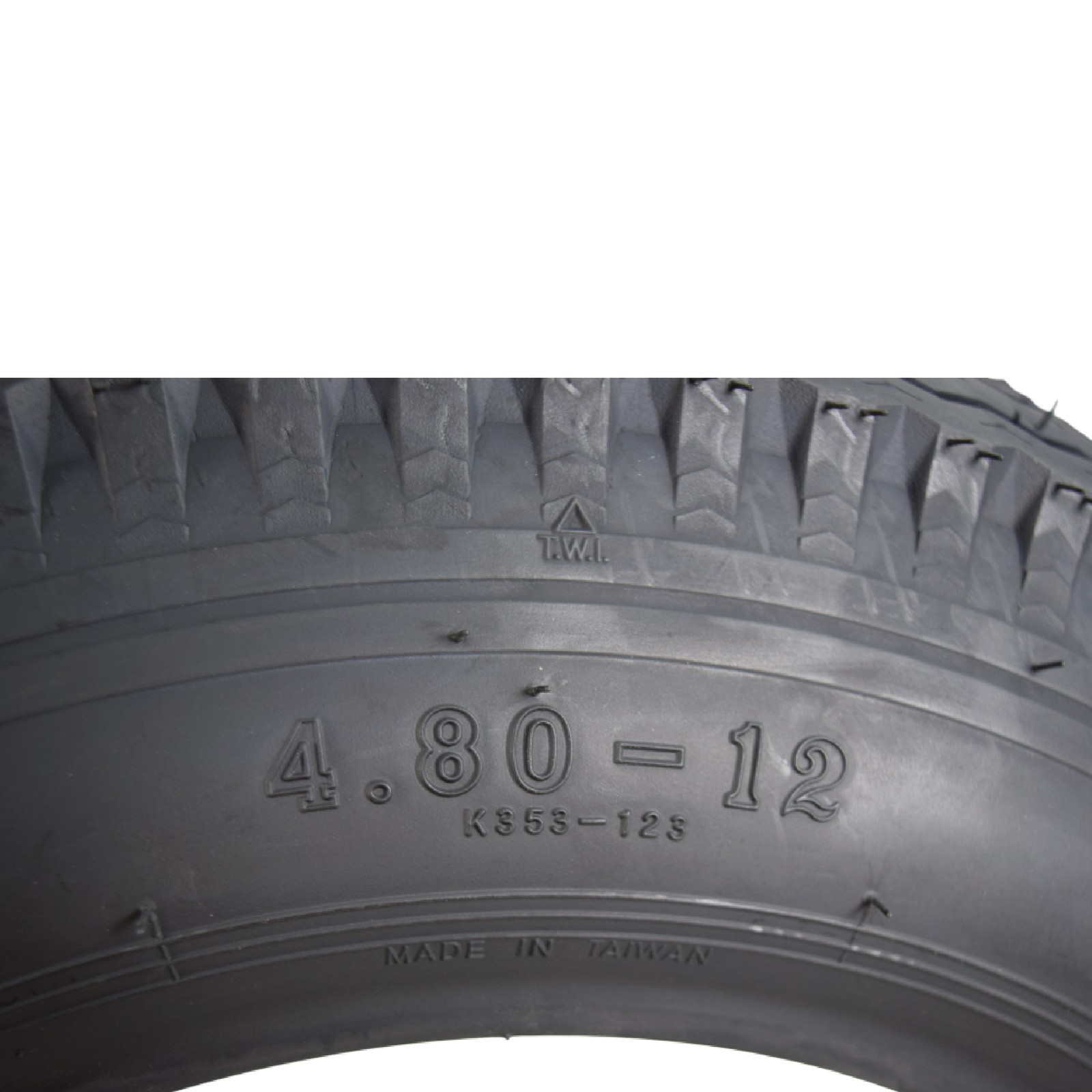 Kenda 279B1089 4.80-12 Load Star 4 Ply Tubeless Trailer Single Tire w Key Chain