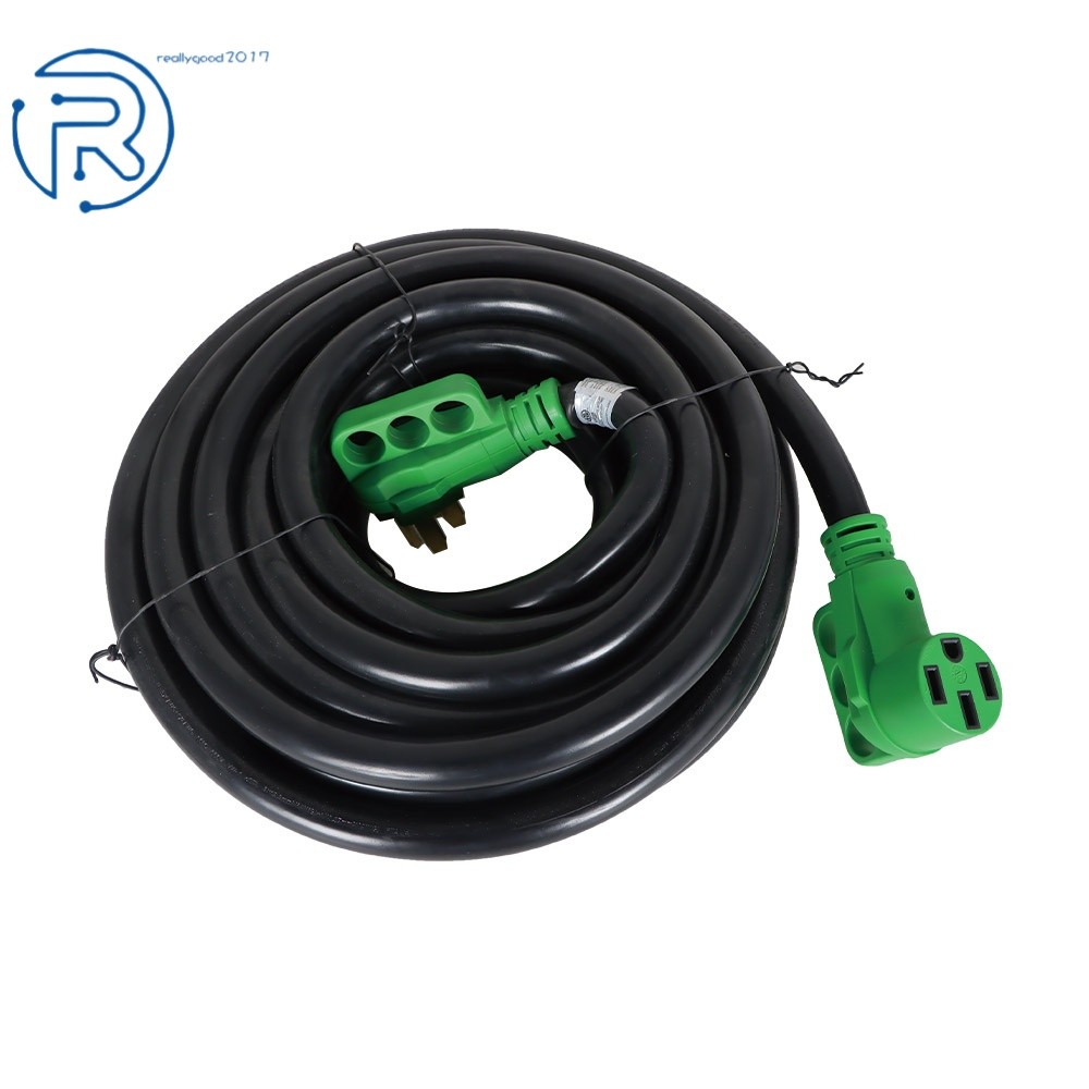 NEMA 14-50P/R 15FT-50FT 50 Amp RV Extension Cord Power Trailer Motorhome Camper