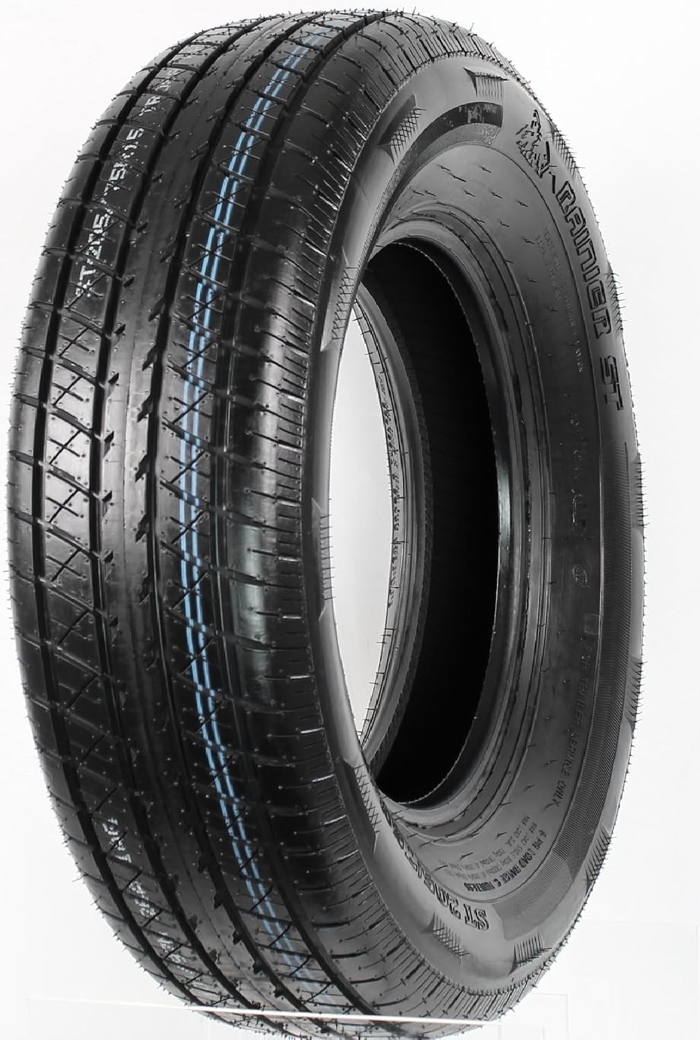 Durable 2-Pack ST205/75R15 Trailer Tires – Curb Guard & 1820 lbs Load Capacity