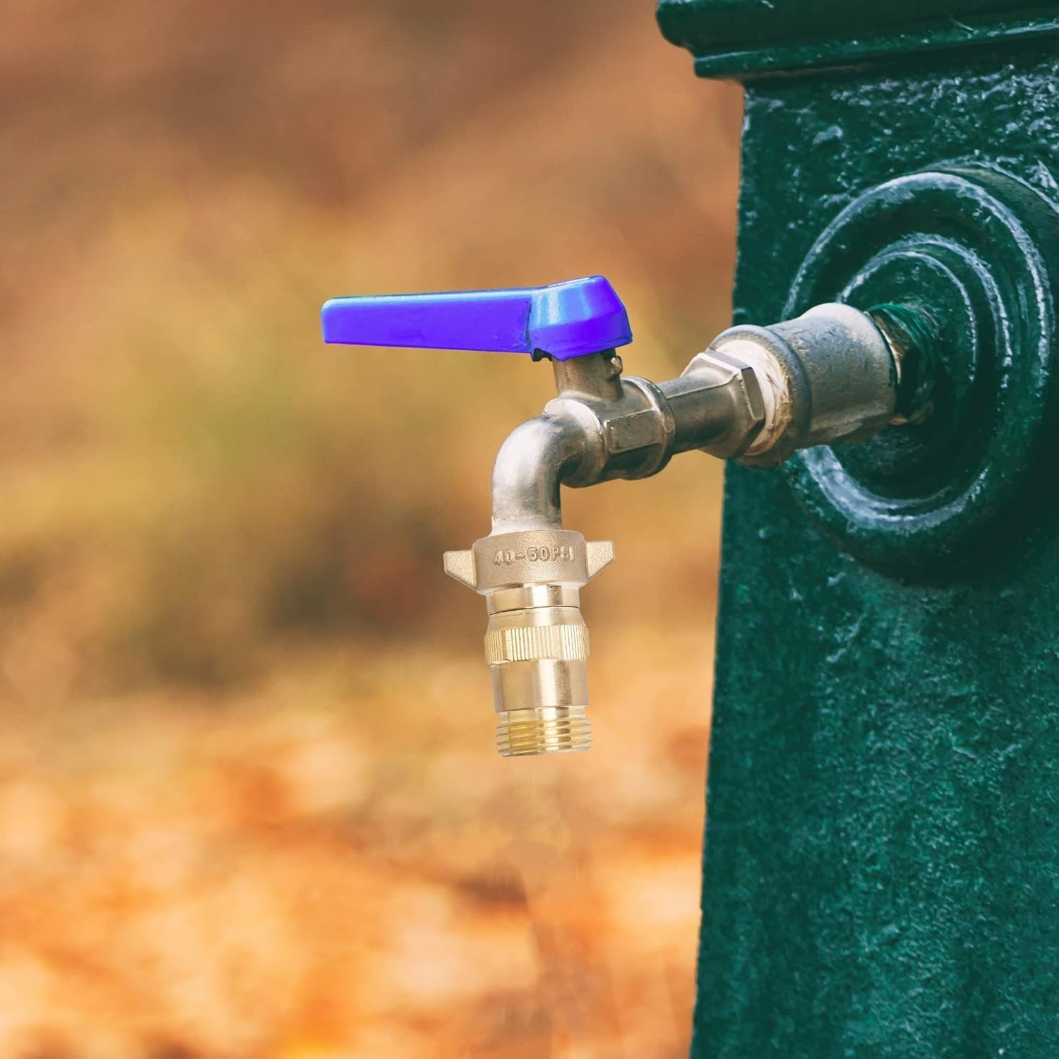 Lead-Free Brass Water Regulator for RVs: Adjustable 40-50 PSI Pressure Control