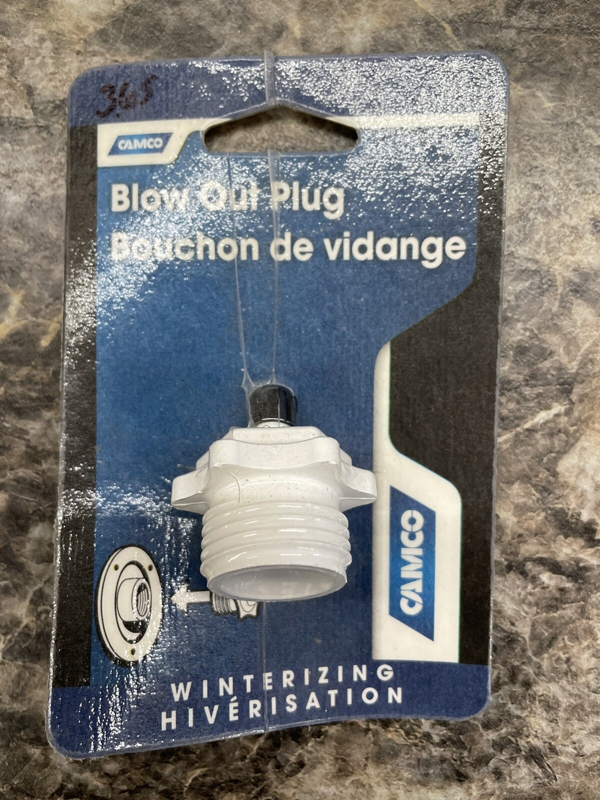 Camco Camper RV Blow Out Plug 36104