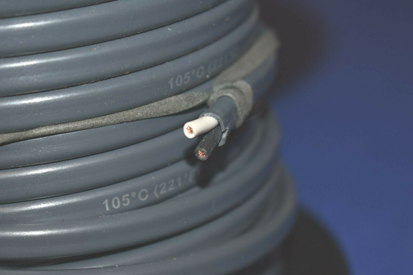 100 FT Roll Trailer Light Brake Cable Wire Grey Jacketed 14-2 14 Gauge 2 Wire
