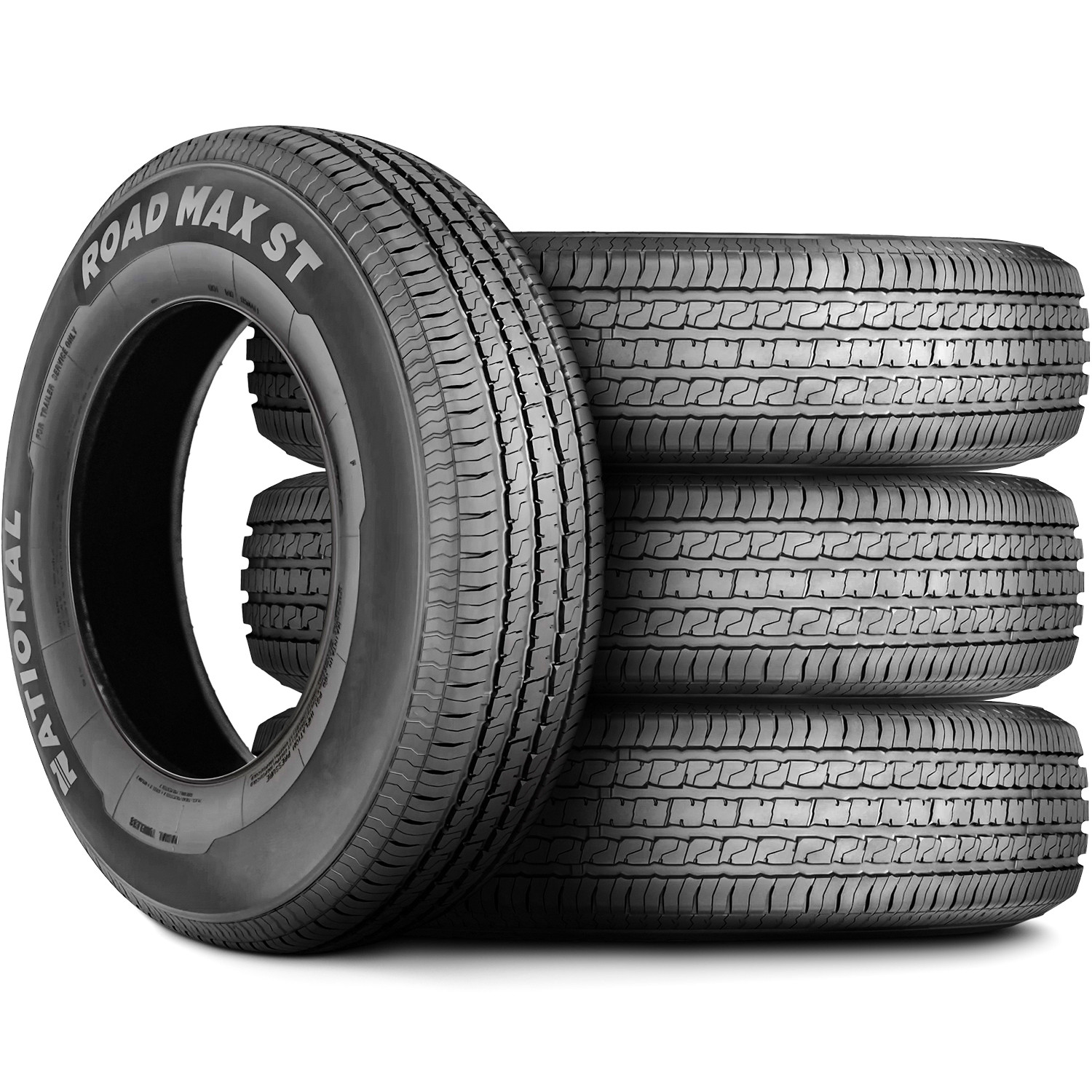 4 Tires 215/75R14 108/103M Load D 8 Ply National Road Max ST Trailer