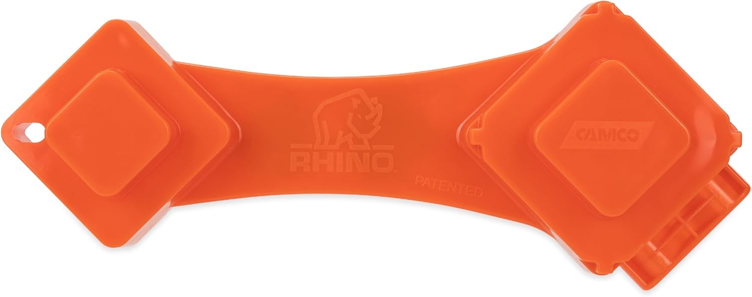 RhinoFLEX 6-in-1 Camper/RV Sewer Wrench – Compatible with 3-Inch and 4-Inch Male