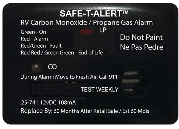 Safe-T-Alert 25-741-BL 25 Series Mini Dual Carbon Monoxide/LP Gas Detector – Sur
