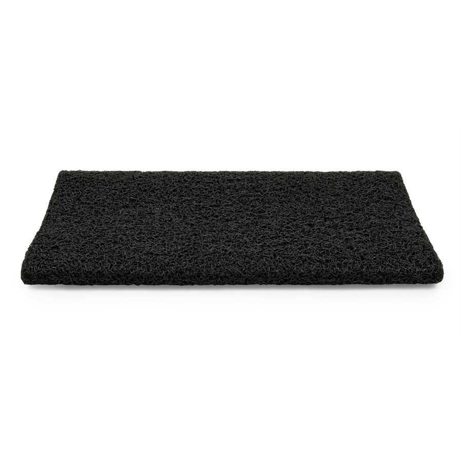 Camco 42962 Premium RV Step Shoe Boot Scrubber Scrub Rug – 17.5″ x 18″ – Black