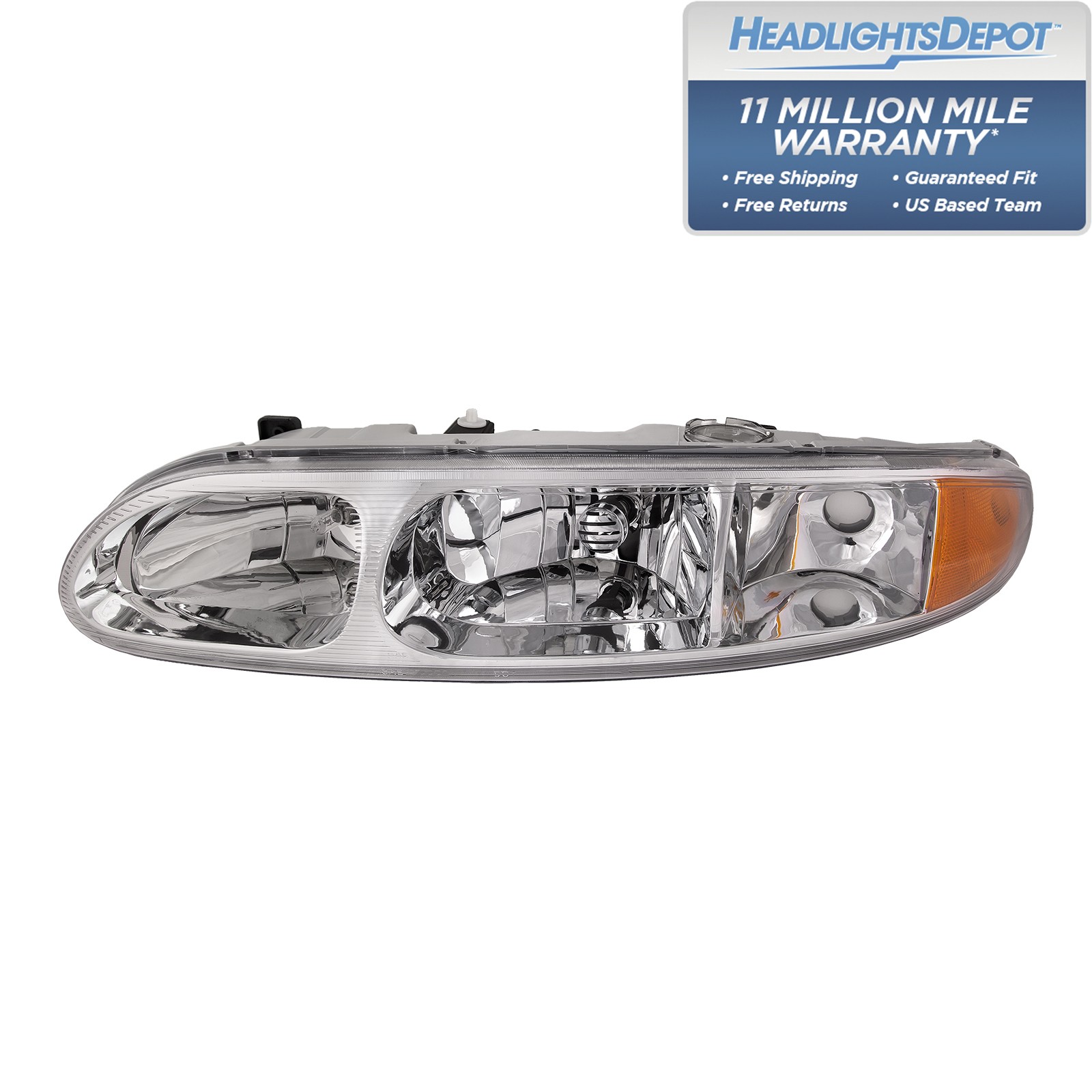 Fits Tiffin Allegro Bay 2004-2006 Motorhome RV Left Driver Headlight Halogen