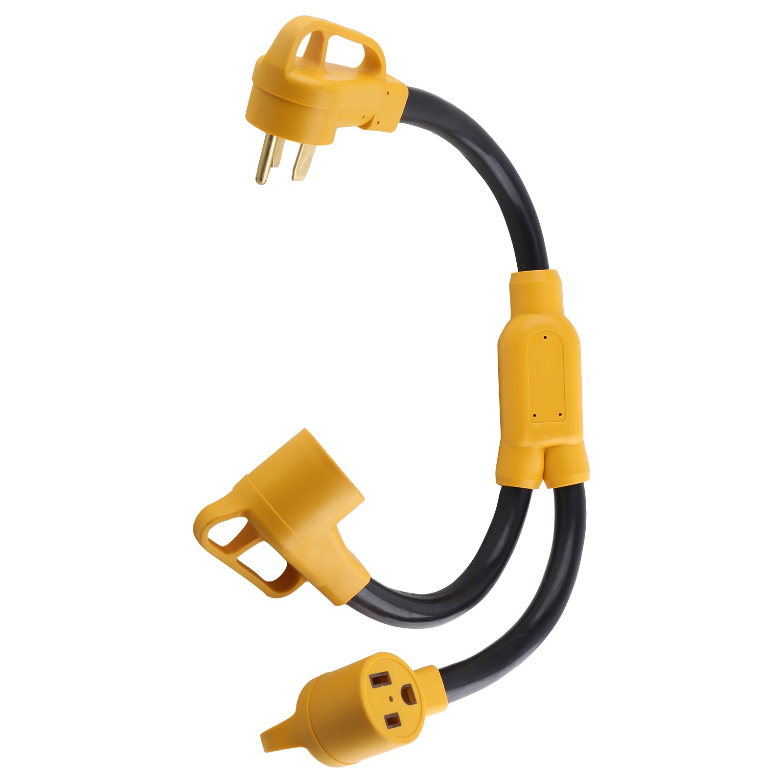 50 Amp 250V Power Splitter for Welder Dryer RV 6-50P to Dual 6-50R 3 Feet
