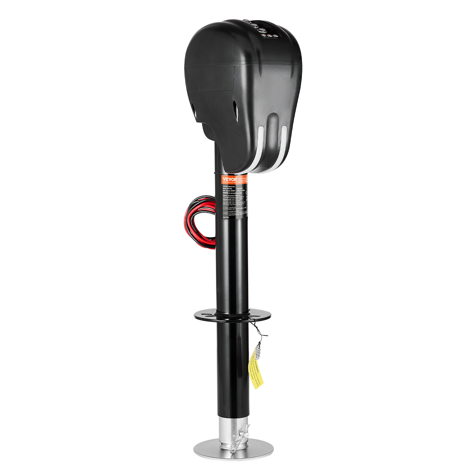 Electric Trailer Jack 3500 lbs Power Tongue Jack for RV Trailer & Camper Black