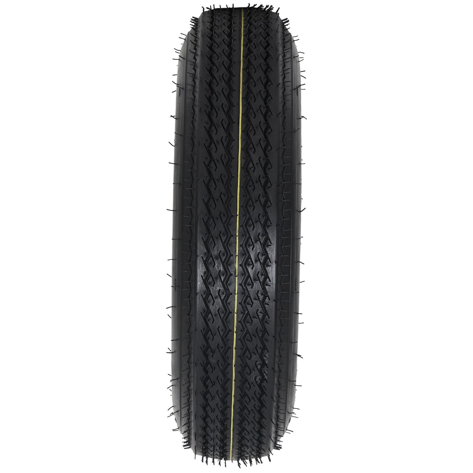 2 Pack 5.30-12 Trailer Tire On Rim 5.30×12 530-12 6PR 5 Lug White Spoke Wheels