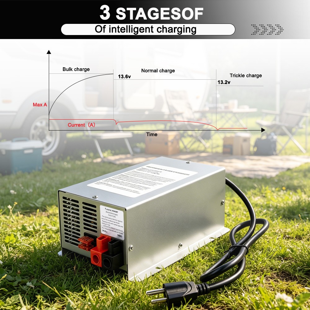 65A Power Converter Charger For RV Camper Trailer WF-9865 WF-9865-AD-CB WF-9800