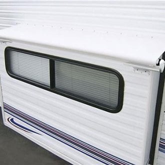 Carefree Alpine 184.5″ White Vinyl Standard Slide-Out RV Awning w Rail