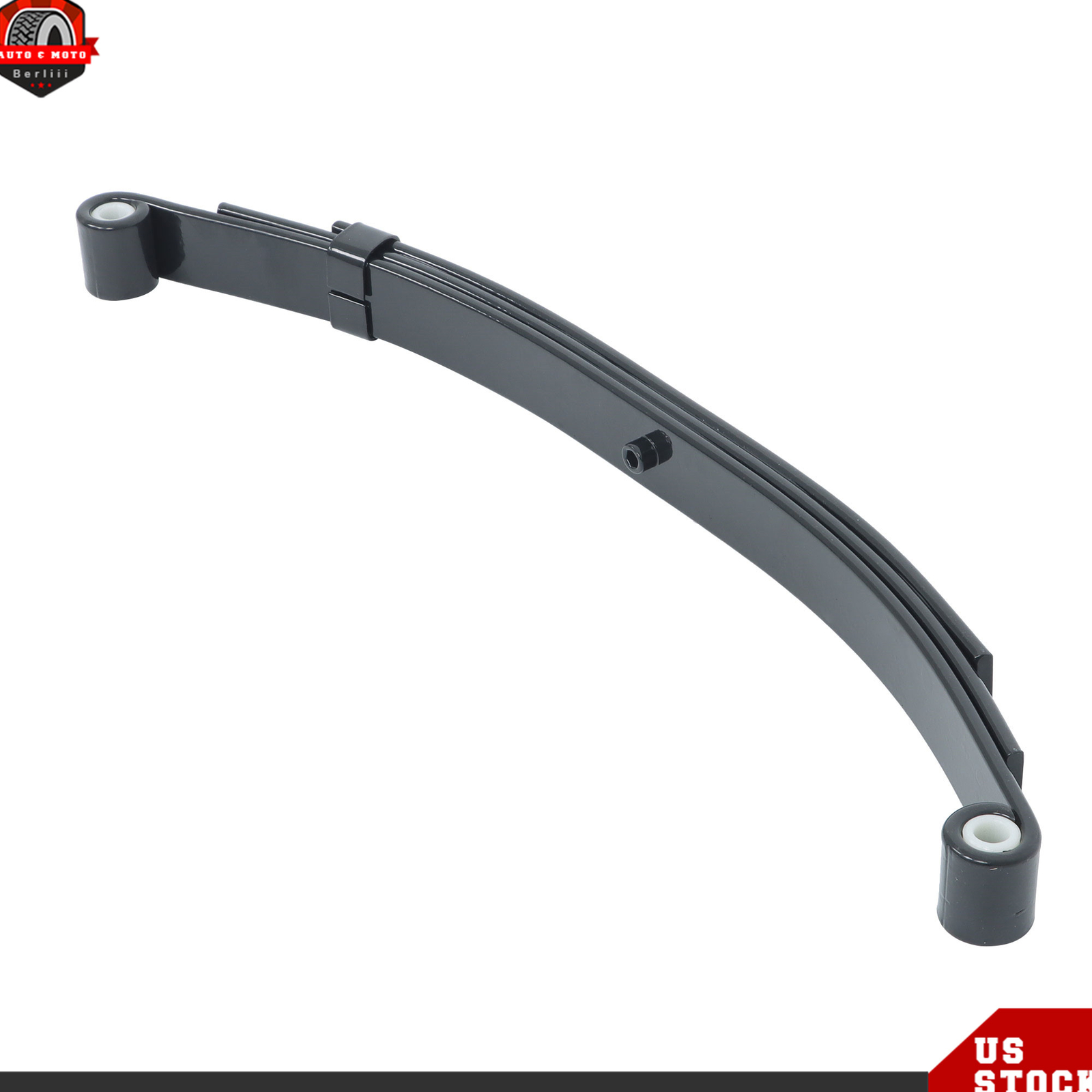 2000lbs 3 Leaf Spring 4000lbs Single Trailer Axle Suspension & U-bolt Hanger Kit