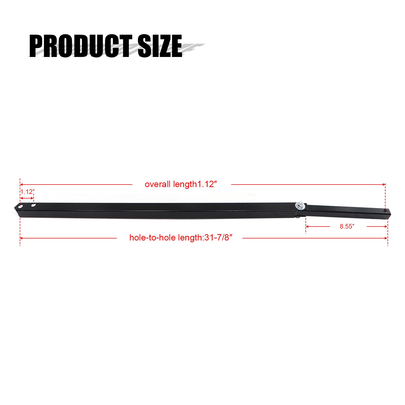 Solera 63″ RV Overall Awning Pitch Arm Overall Length 33″ Replaces for 675364