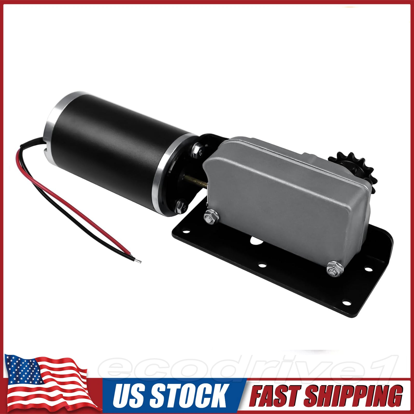 225008 RV Slide-Out Motor & Gearbox Assembly For RV BAL Accu-Slide Cable System