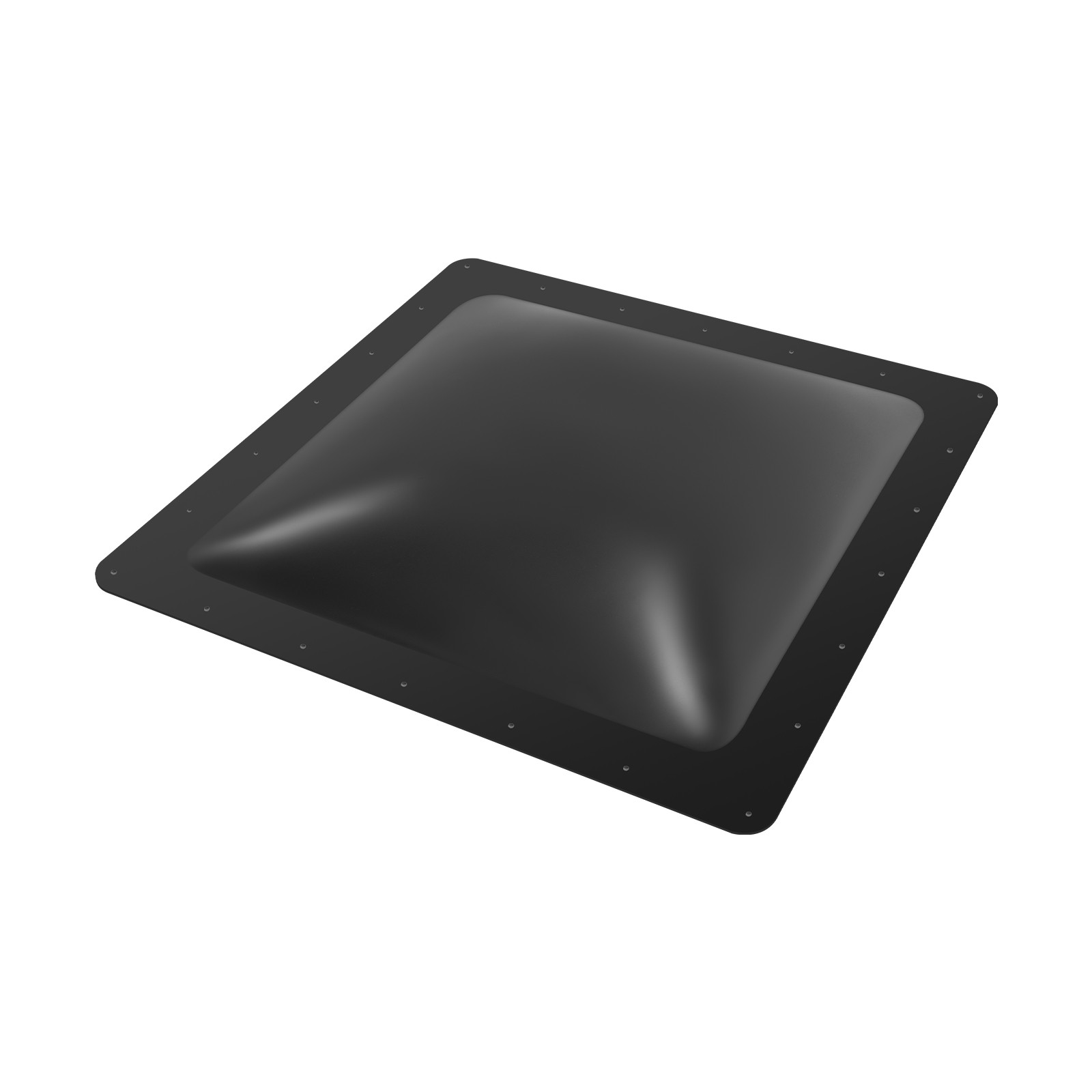 26″x26″ RV Skylight Dome with UV-resistant Treatment Black Camper Skylight