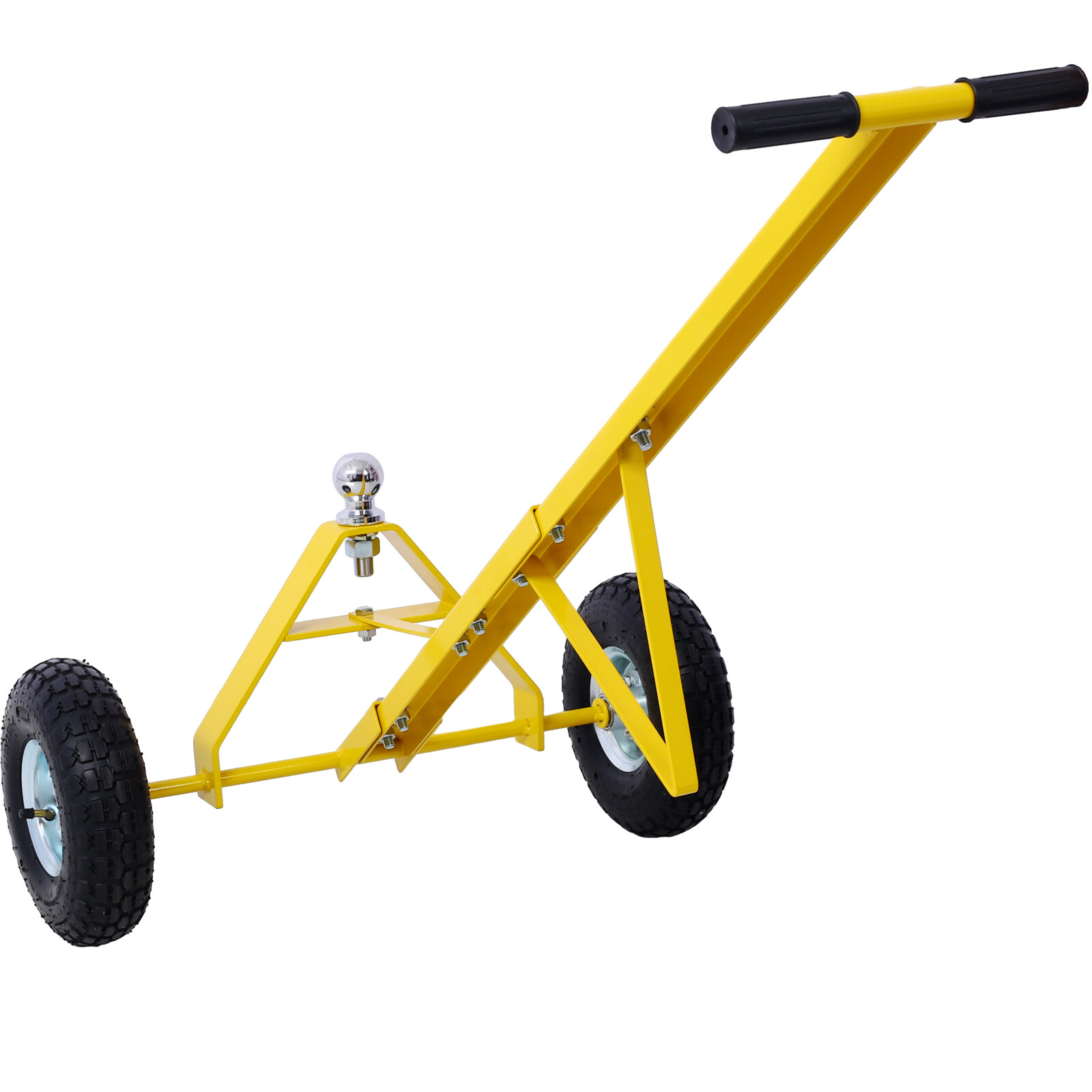 600lbs Trailer Dolly Mover Hitch Boat Camper Hand Dolly w/10″ Pneumatic Tires