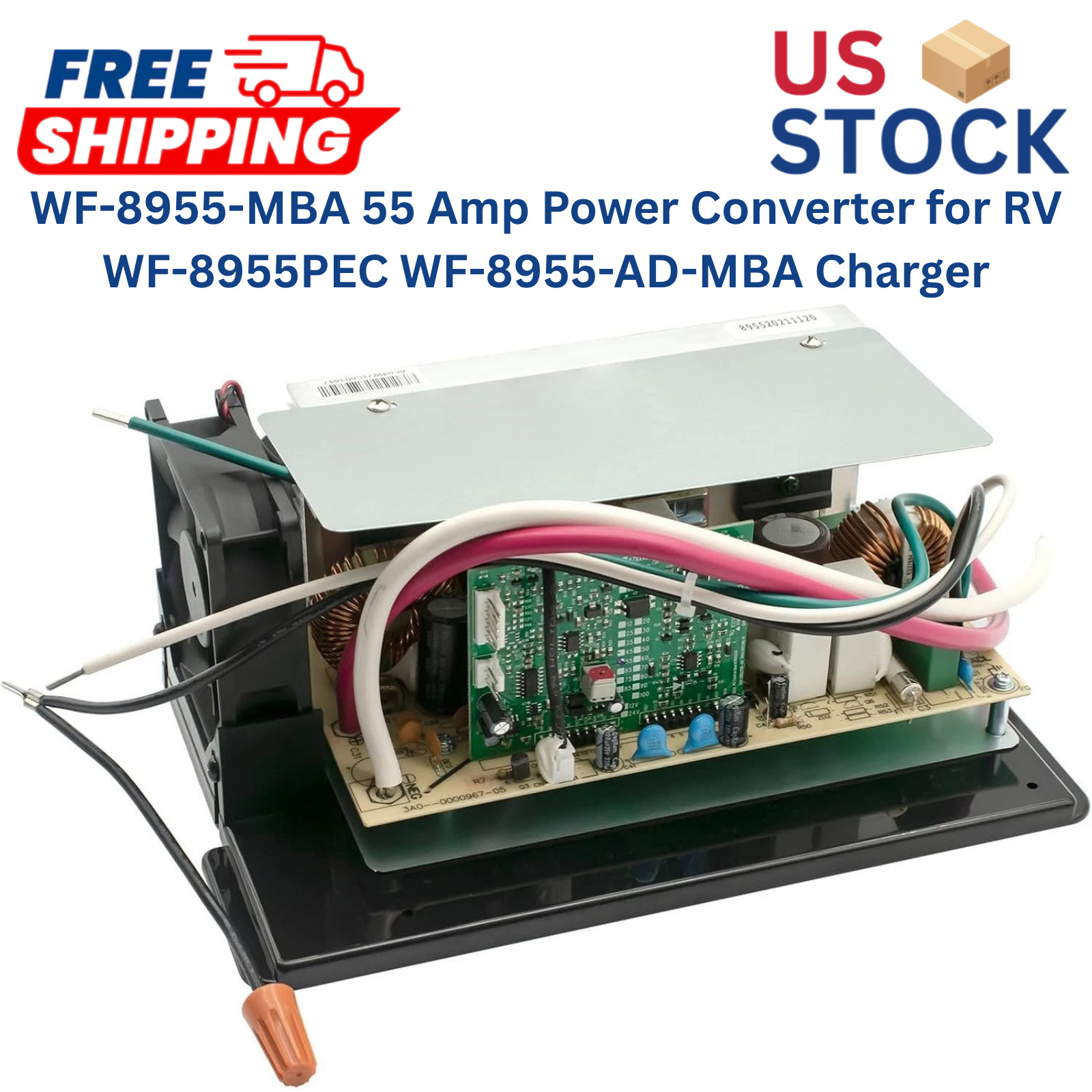 WF-8955-MBA 55 Amp Power Converter for RV WF-8955PEC WF-8955-AD-MBA Charger