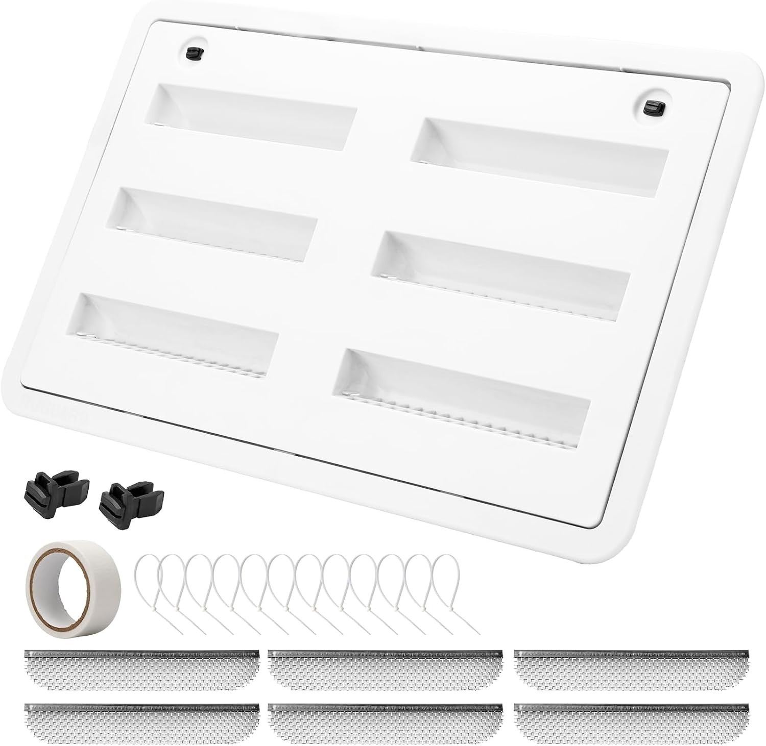 RVGUARD RV Refrigerator Vent 23-1/8″W x 15″H Vent Cover Replacement for Camper