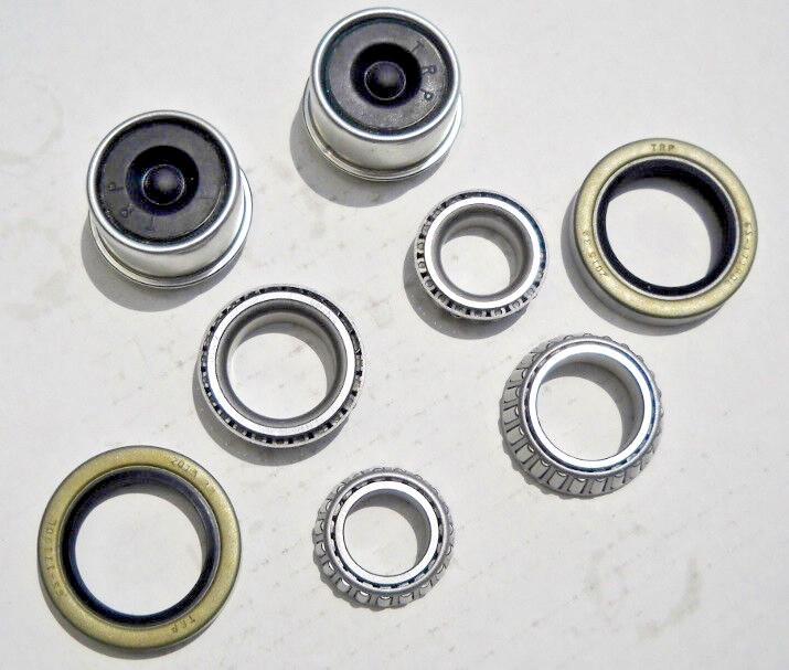 2- 5×5 Idler Hubs with 3500# Bearing Kits Replace Trailer Axle fits Dexter ALKO