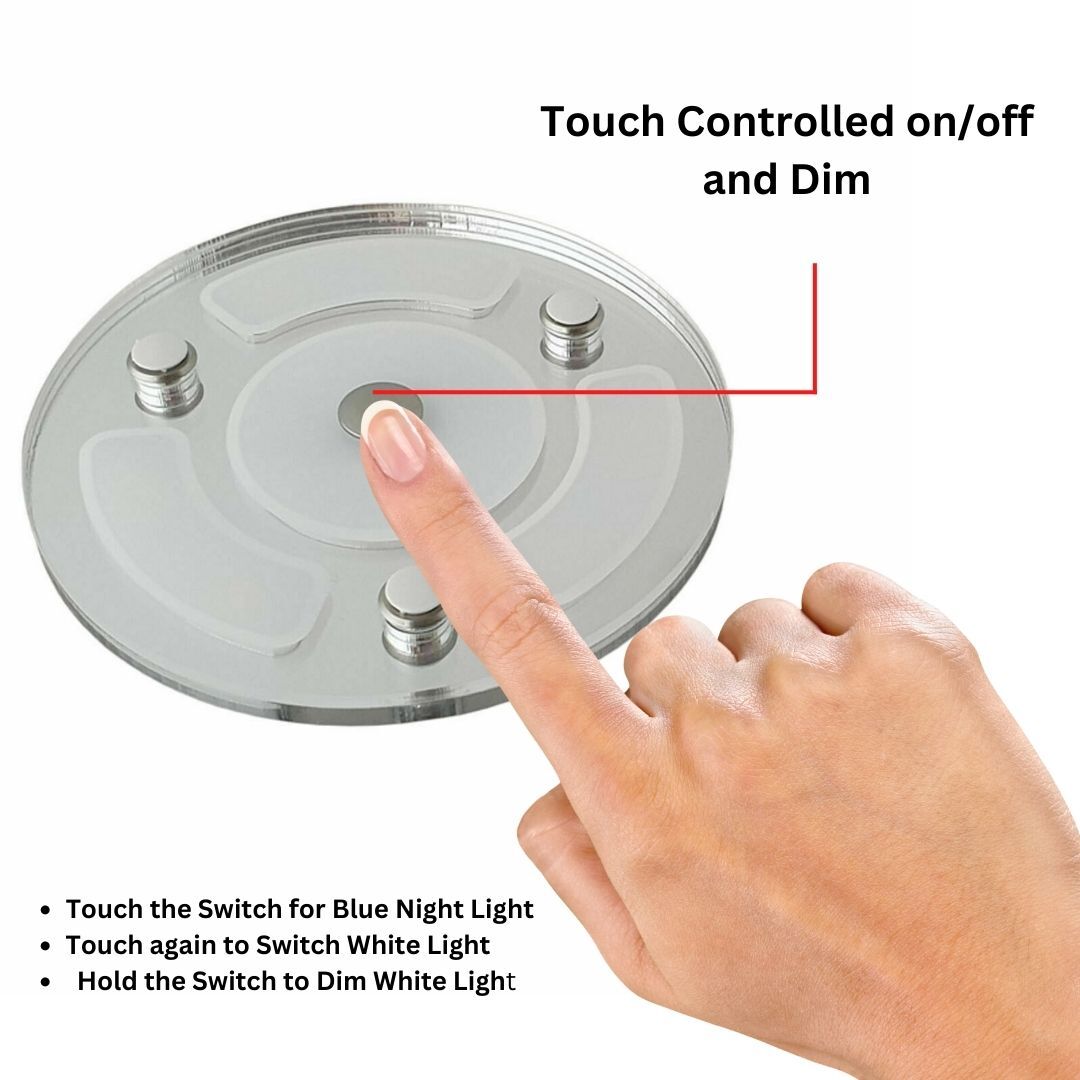 12V 24V LED Spot Light Dimmable Touch Switch Interior Campervan Caravan Boat