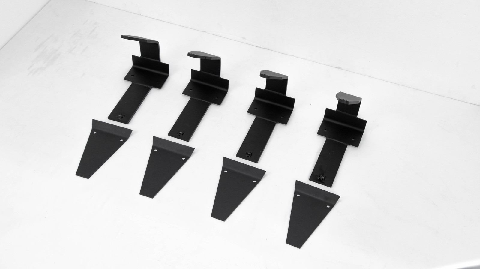 4PCS Truck Camper Tie Downs fit for Most Full-Size Non Dual Pickup Trucks Black