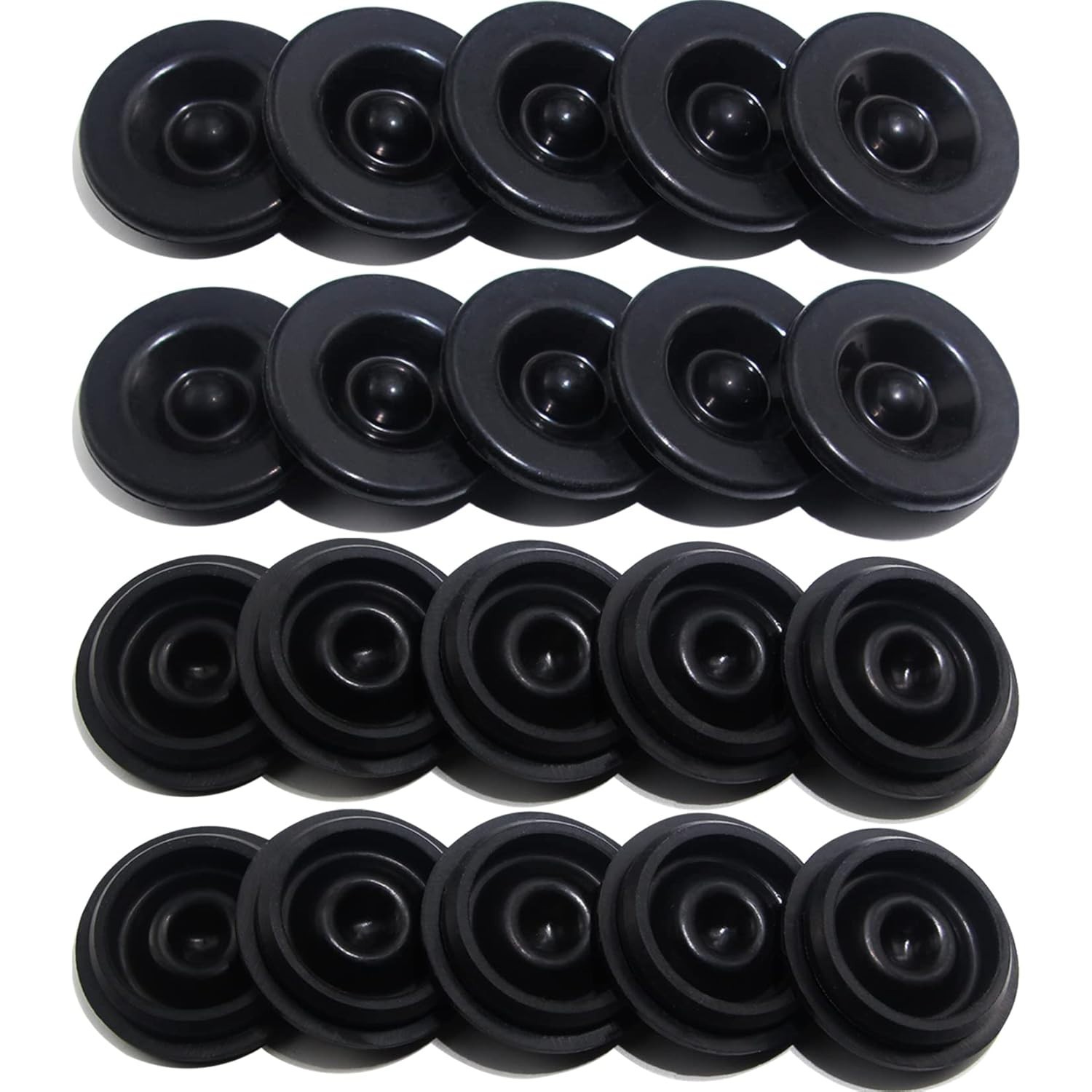 20PCS 1.98″ Trailer Hub Cap Rubber Plugs, for Most 2000 to 3500 Pound Axles