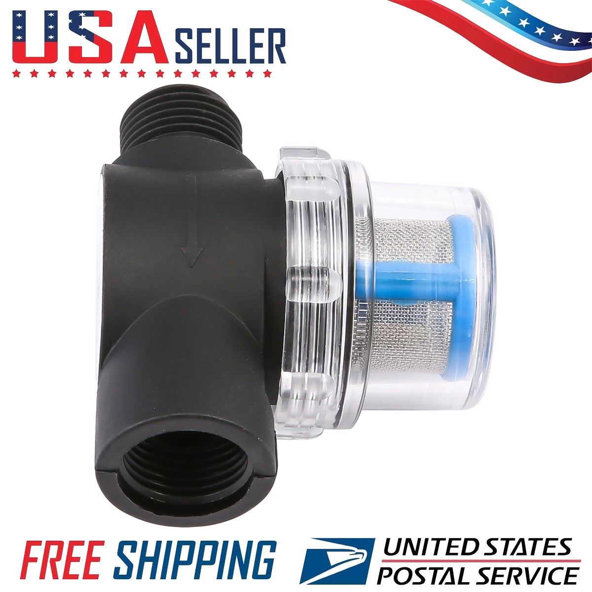 RV Camper Water Pump Strainer Filter Replacement 255213 Twist-On Pipe Strainer