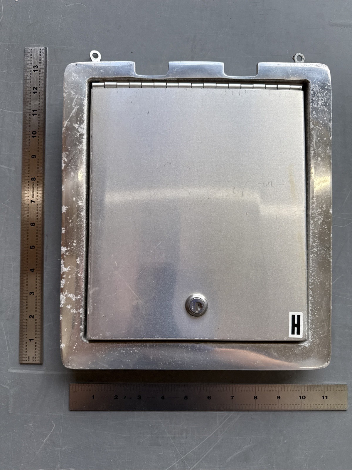 Vintage Airstream Battery Box Door & Frame (VTS-E117)