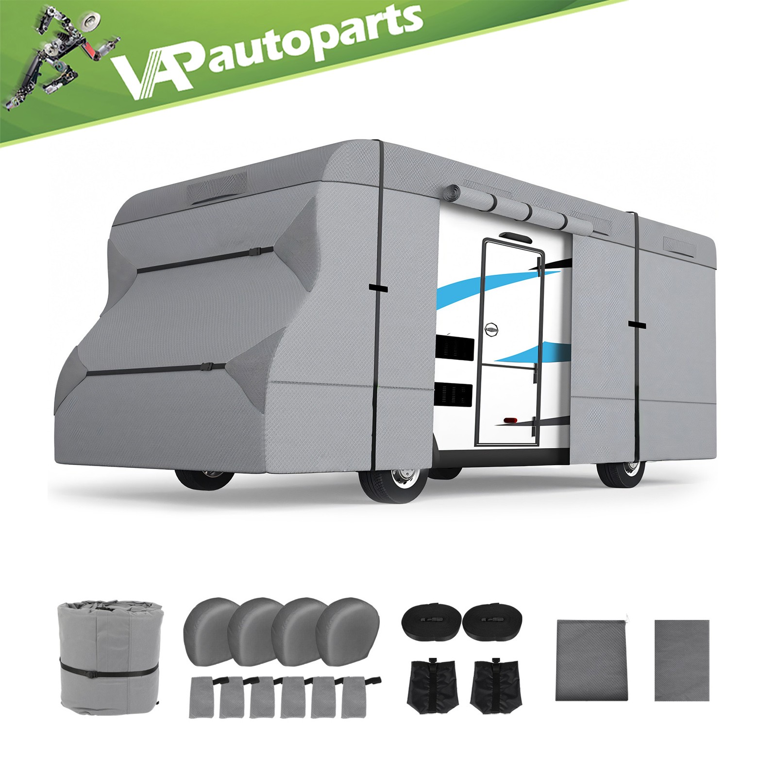 Non-Woven Fabric RV Cover Class C Motorhome Cover Windproof Camper Cover 20-23Ft