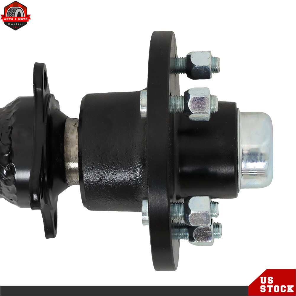 3500lb Trailer Axle 5lug 85″ Hub Face 70″ Spring Center 72″ Wide Frame 5 on 4.5″