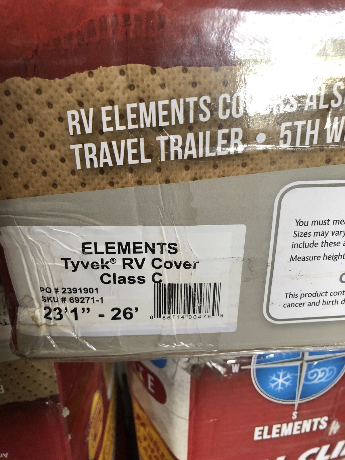 Elements All Climate RV Cover Class C Motorhome 23’1 – 26’ BRAND NEW-SHIPS N 24H