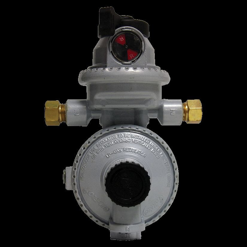 Fairview RV Camper LP / Propane 2 Stage Gas Regulator, Auto Changeover w 12″ QCC