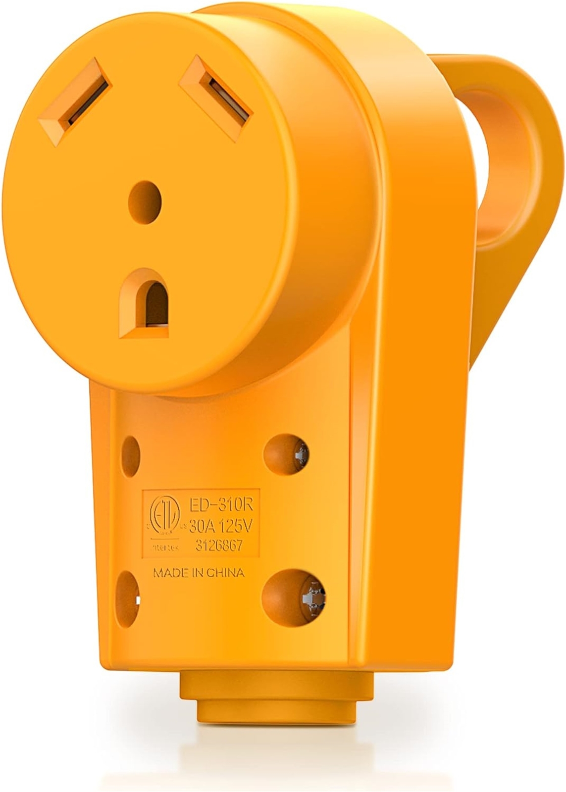 30Amp RV Female Power Plug Replacement 125V Heavy-Duty Electrical Cord End US