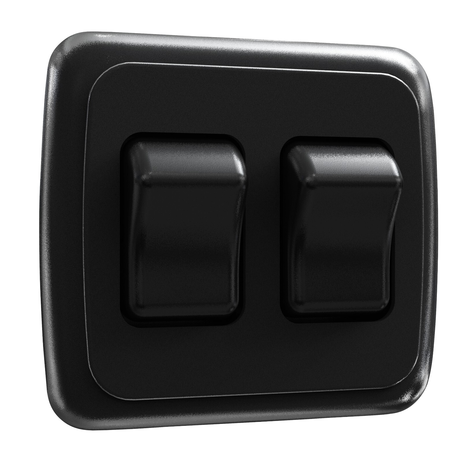 Single 2 Gang On-OFF 12V Black Light Switch – RV Camper Trailer Marine Boat 12 V