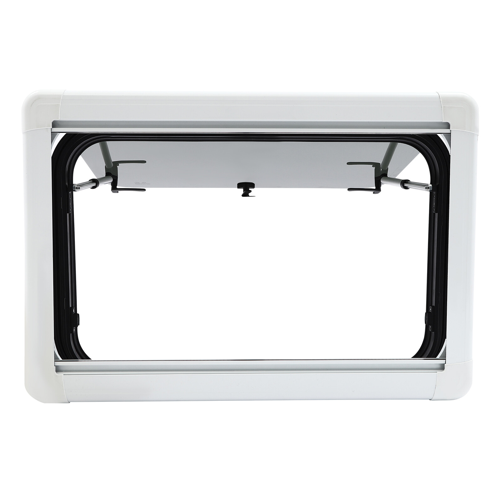 RV Caravan Hinged Push Out Window Double Glazed Ventilation Hatch 750x500mm 30mm