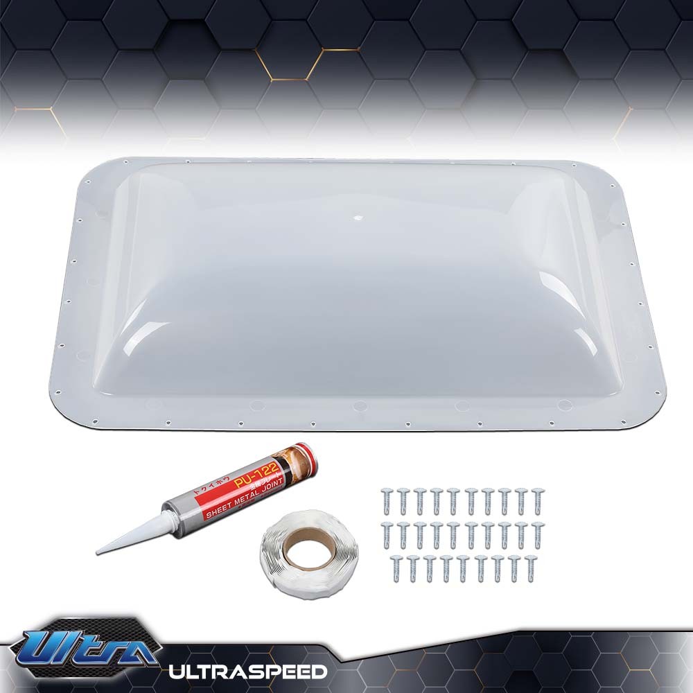 RV Skylight Cover Exterior Semi-Transparent Camper Skylight 17.5″ X 26.75″
