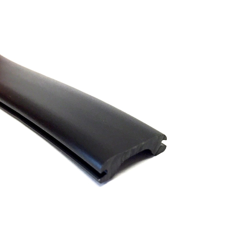 3/4″ x 10 ft BLACK Insert Trim Molding Flexible Screw Cover – RV Boat Camper