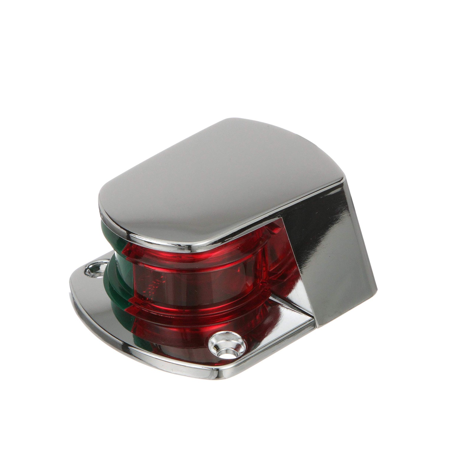 Attwood ZAMAK 1-Mile Bi-Color Boat Sidelight | Waterproof Deck Mount 12V