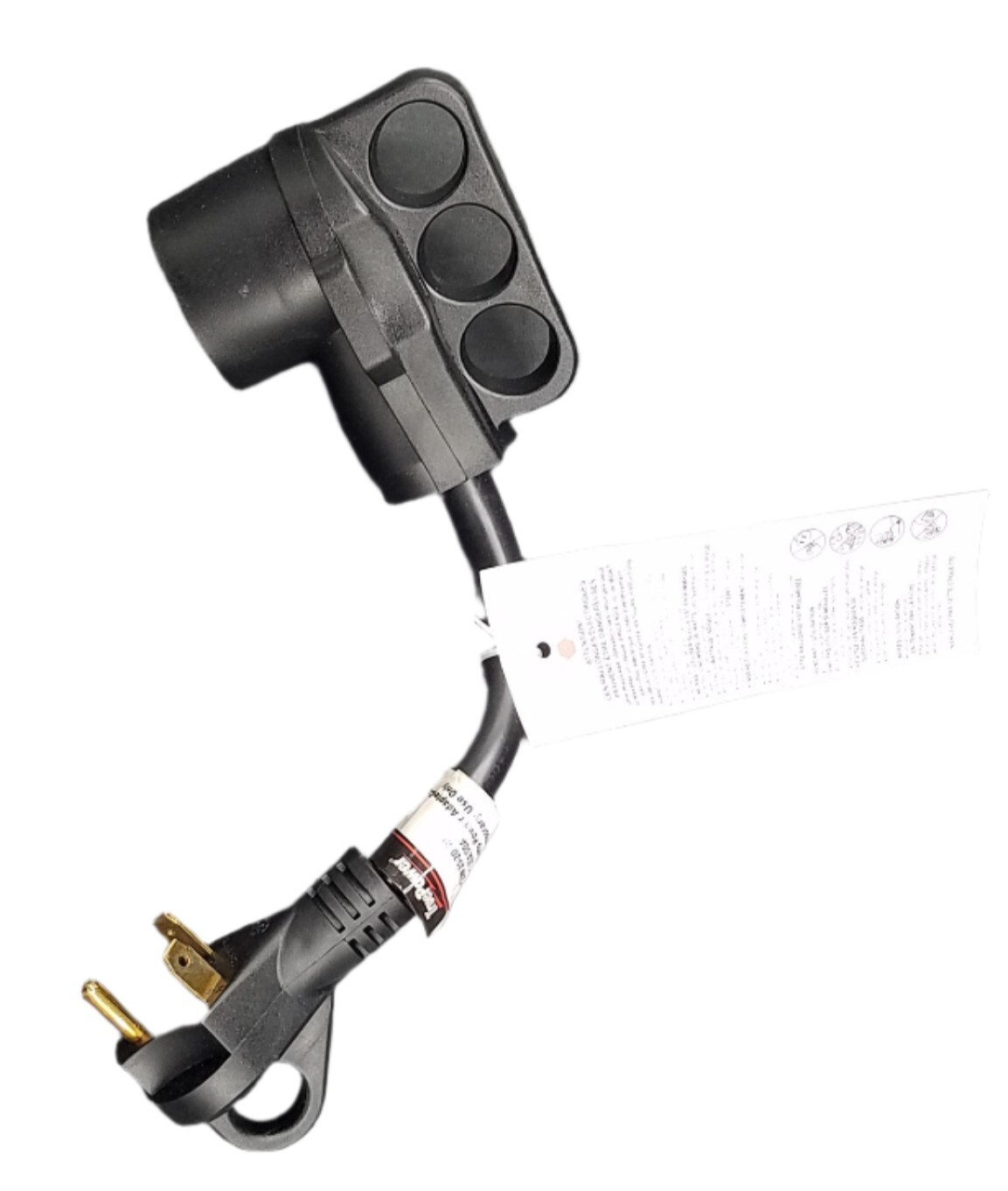 RV Adapter 50A Female to 30A Male 3 Prong 10 Gauge