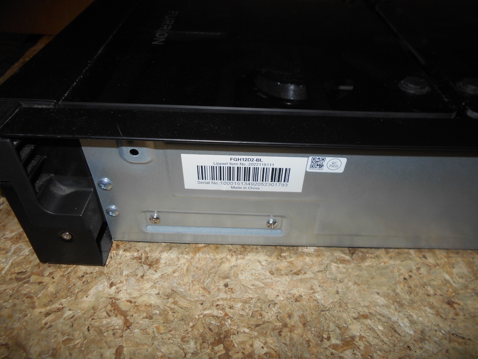 *FURRION COOKTOP 2 BURNER BLACK WITH GLASS COVER FGH12D2-BL FREE SHIP *12B*