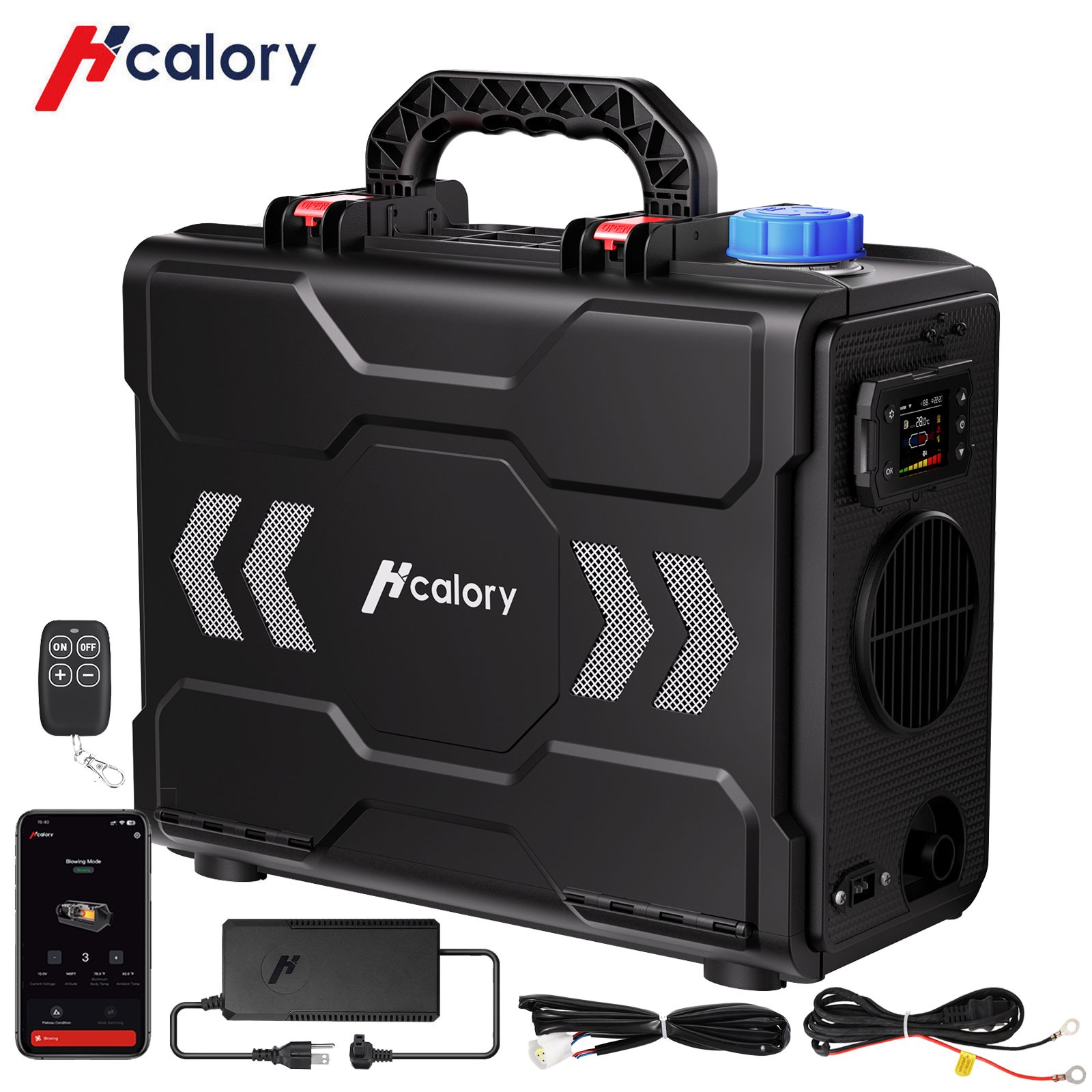 Hcalory TB2 Plus / TB2S 8KW Bluetooth Diesel Air Heater 12V 24V 110V RV Camper