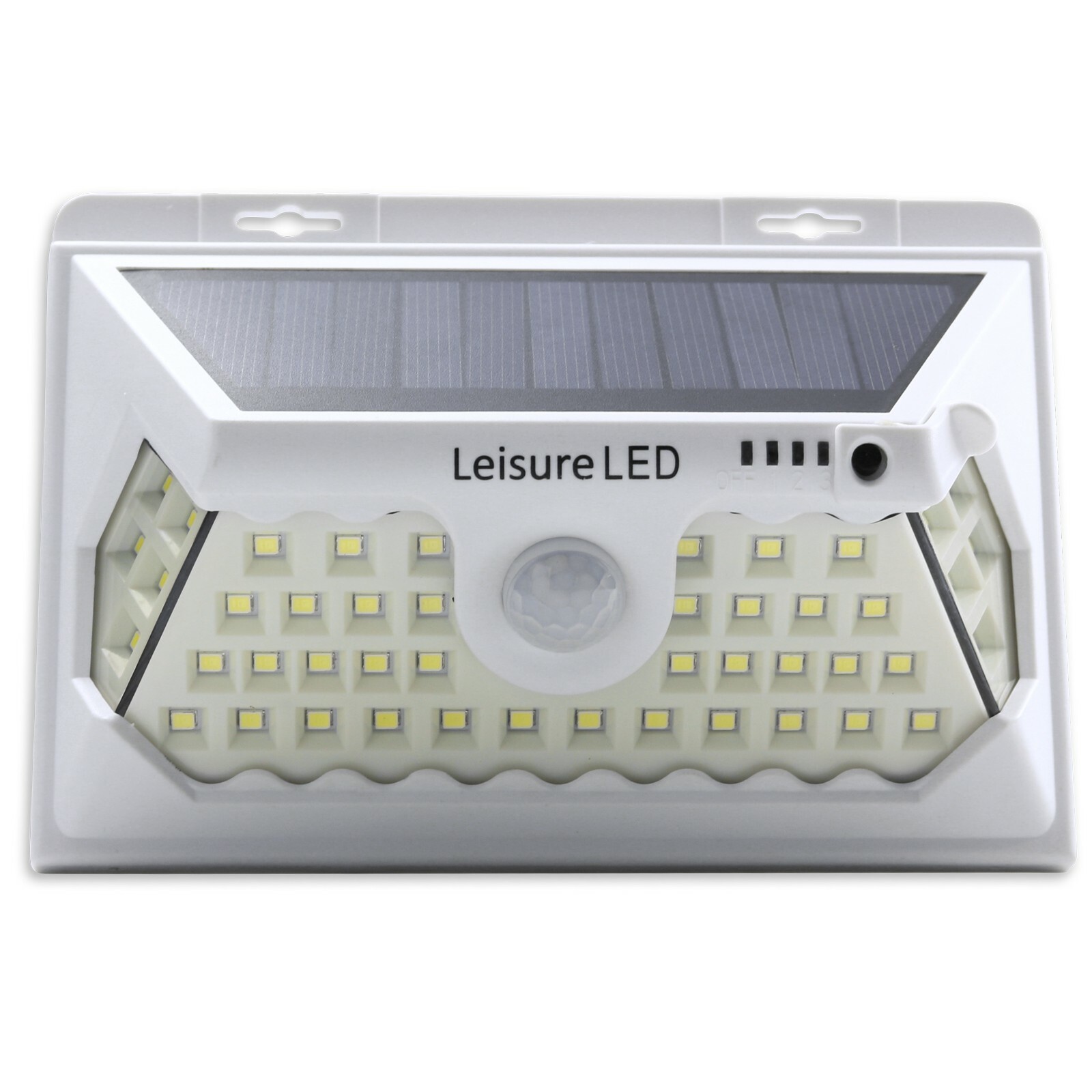 2X RV LED Solar Porch Light camper RV trailer 46 LED exterior White
